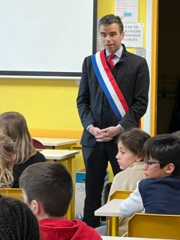 Visite de Louis MARGUERITTE, député de la 5ème circonscription de Saône-et-Loire - Ensemble St Charles