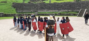 Collège Saint Charles site Saint Dominique : Journée civilisation romaine à Autun - Ensemble St Charles