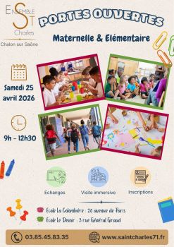 Portes Ouvertes 2026 : Ecole La Colombière - Ensemble St Charles
