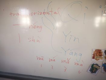 Calligraphie avec les CM2A - Ensemble St Charles