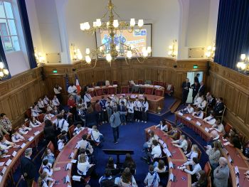 Collège Saint Charles : 1ère assemblée du Conseil Départemental 71 des Jeunes - Ensemble St Charles