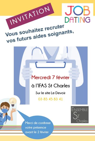 Job Dating de l'IFAS - Ensemble St Charles