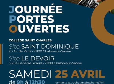 Portes Ouvertes 2026 - Ensemble St Charles